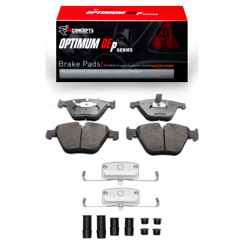 BMW 525I Brake Pads - Front - R1 Concepts - Optimum OE - `04-`13